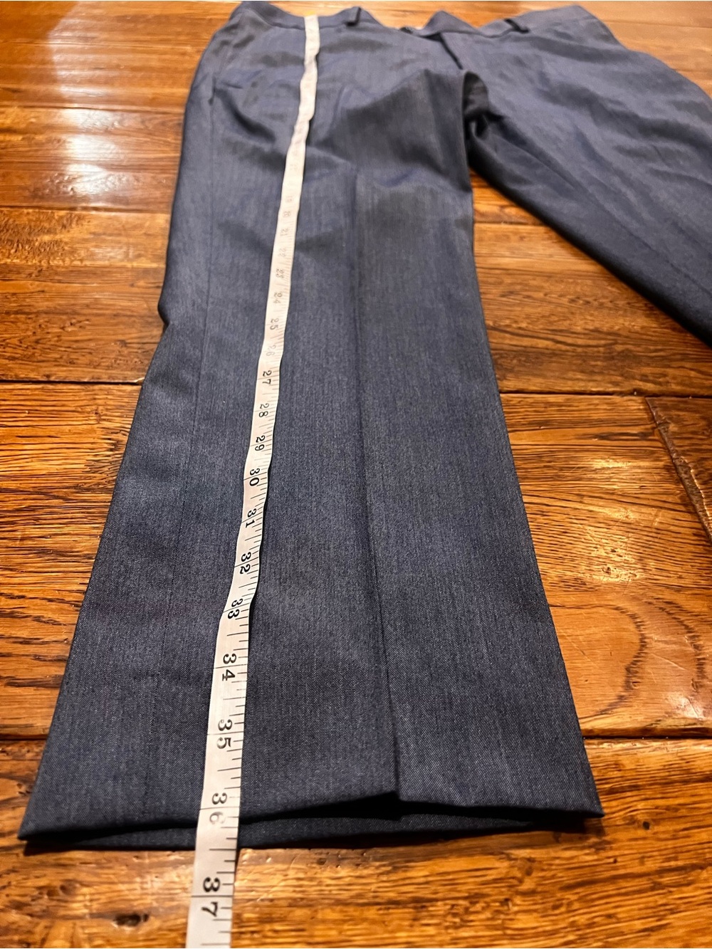Savile Row Tailored Slate Blue Two-Piece Suit Custom Sizing Two Button - Picture 13 of 16